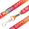 Sublimation Lanyards Orange Red Print